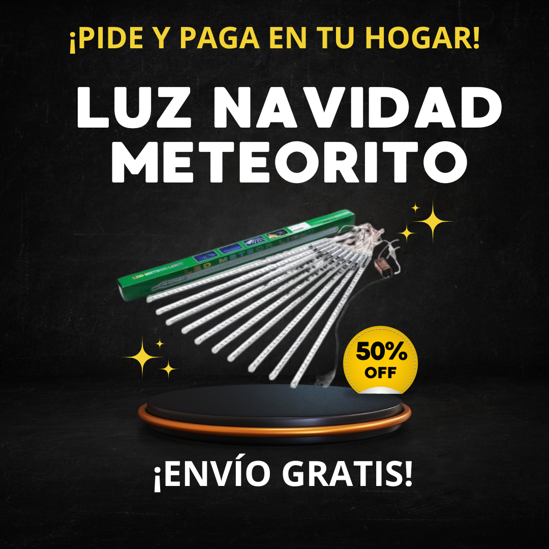 Luz navidad meteorito 3M